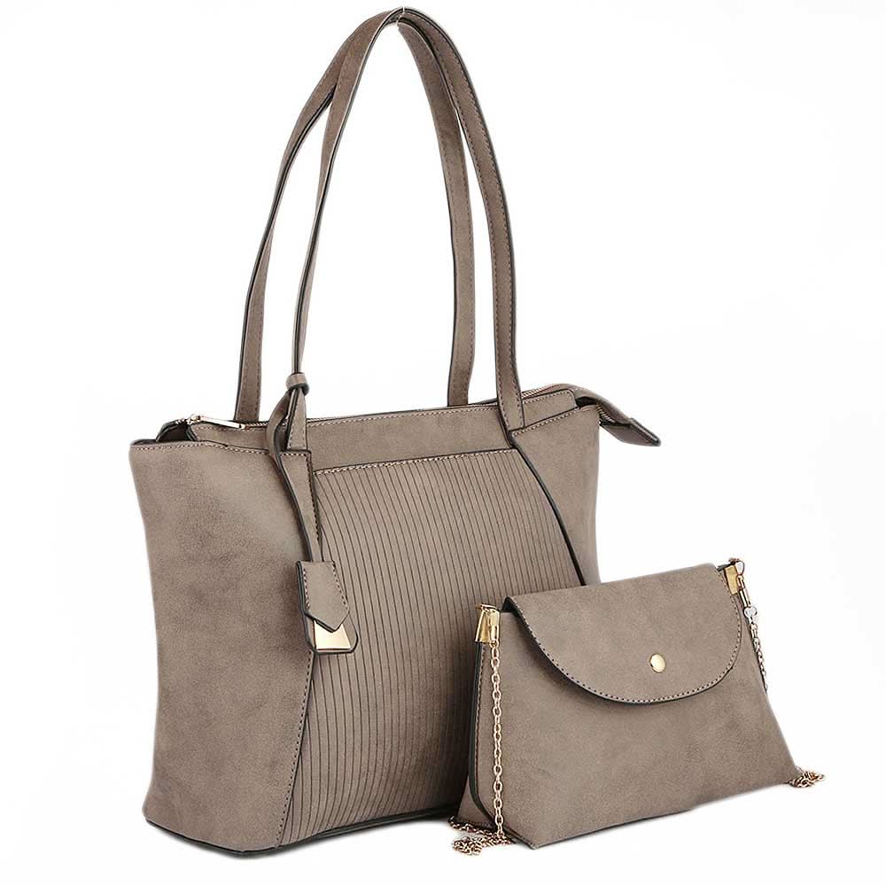 Women's Handbag 2 Pcs (Y-0136) - Coffee, Women, Bags, Chase Value, Chase Value
