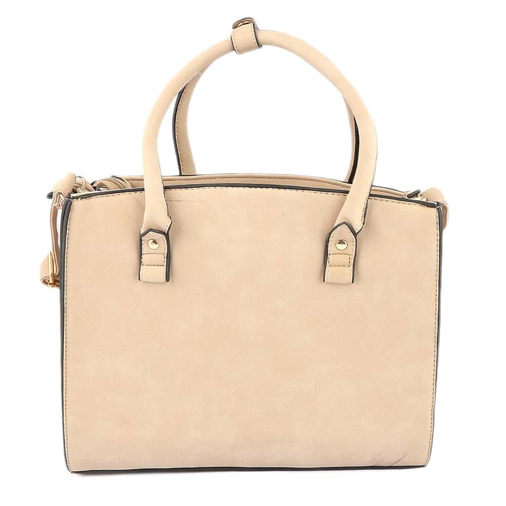 Women's Handbag 2 Pcs (Y-0141) - Beige, Women, Bags, Chase Value, Chase Value