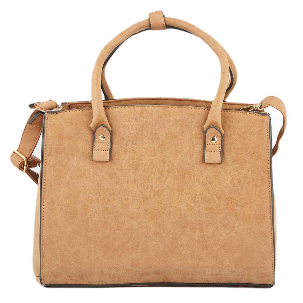 Women's Handbag 2 Pcs (Y-0141) - Brown, Women, Bags, Chase Value, Chase Value