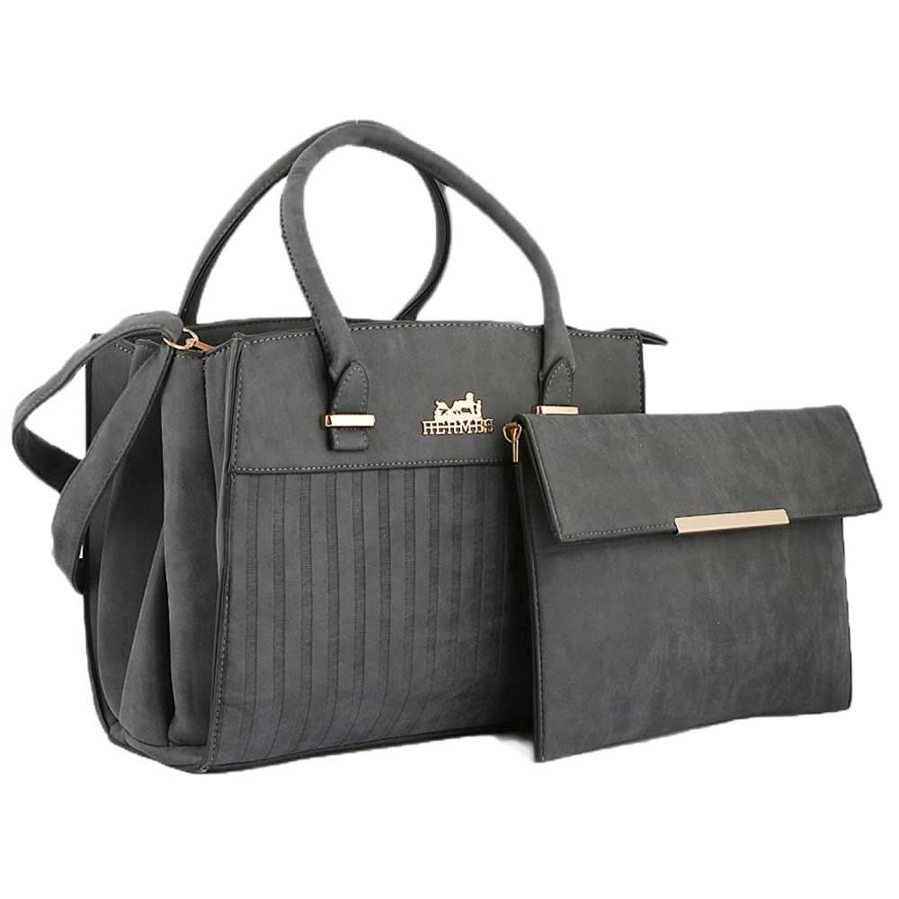 Women's Handbag 2 Pcs (Y-0141) - Blue, Women, Bags, Chase Value, Chase Value