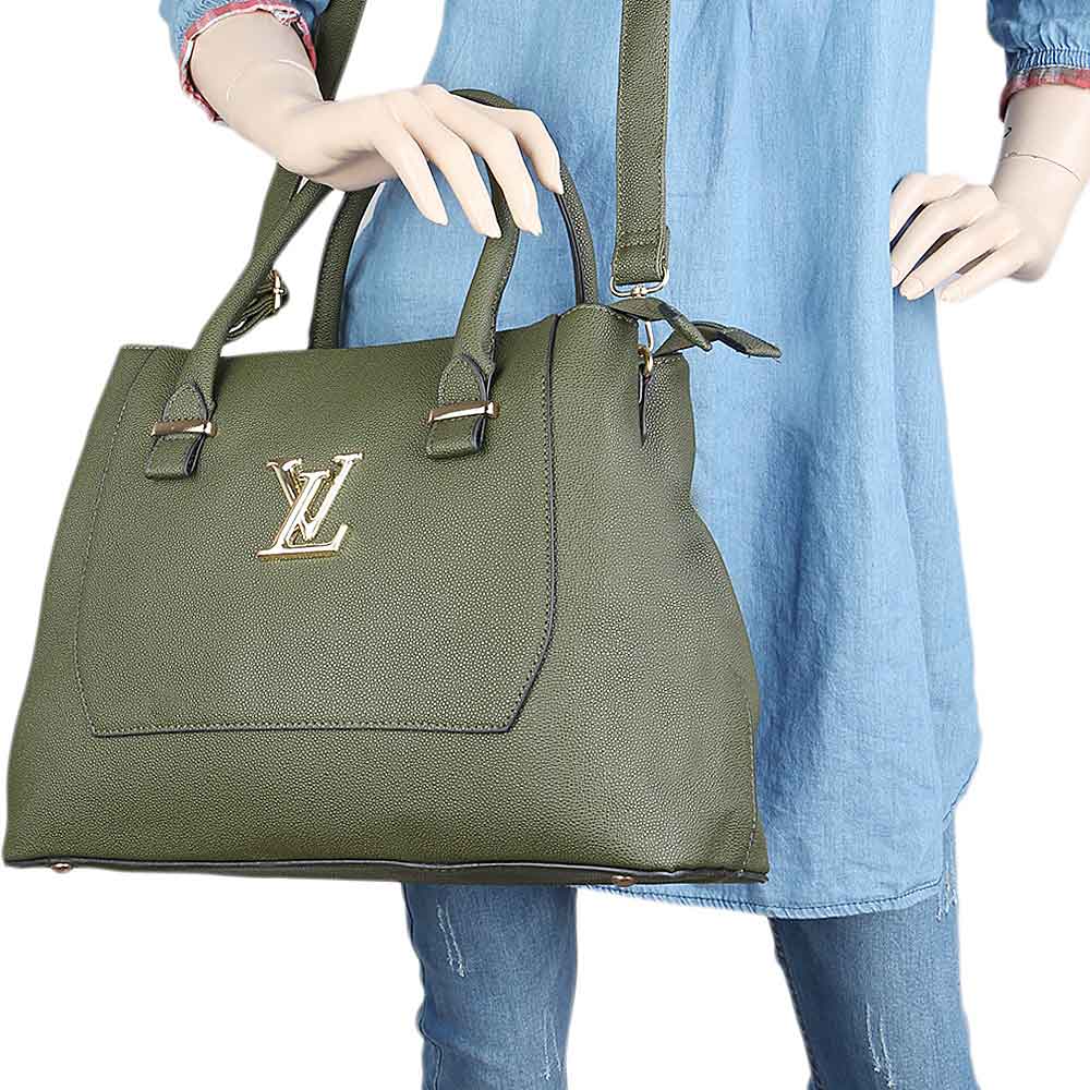 Women's Handbag 2 Pcs (0156) - Green, Women, Bags, Chase Value, Chase Value