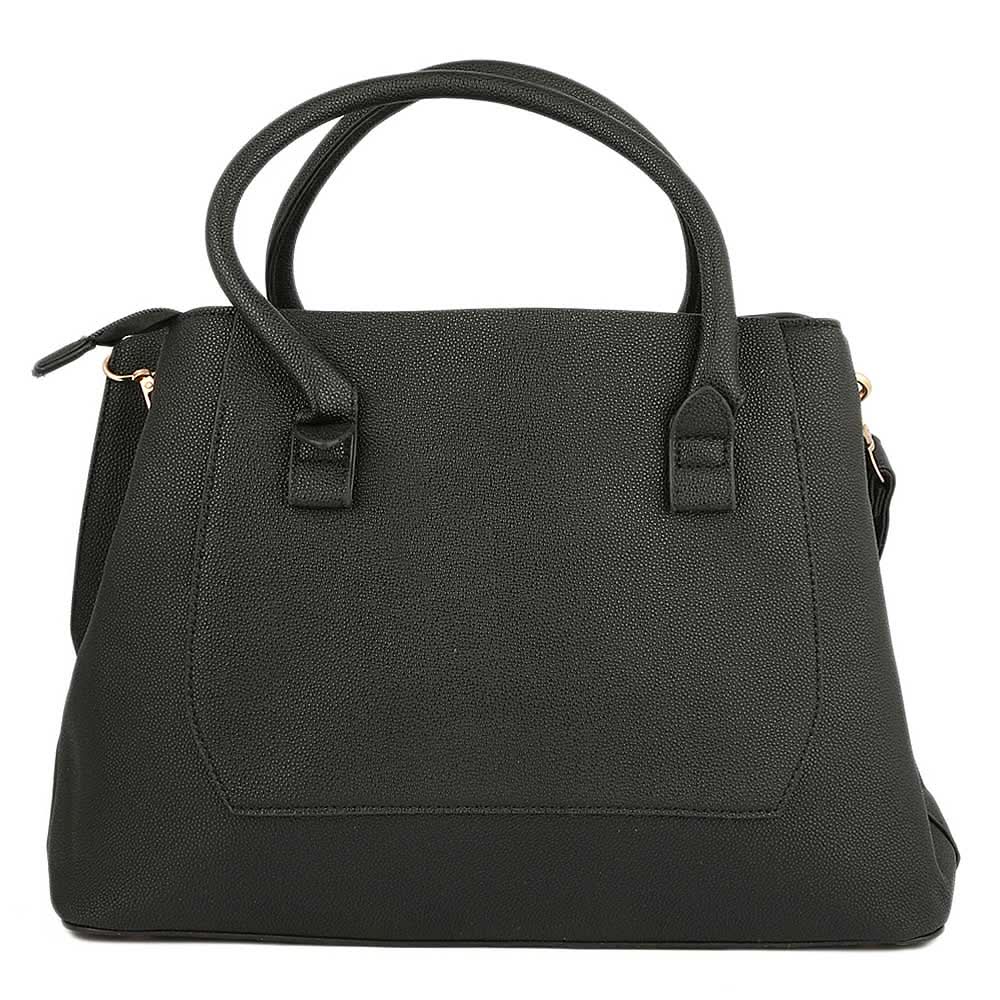 Women's Handbag 2 Pcs (0156) - Black, Women, Bags, Chase Value, Chase Value