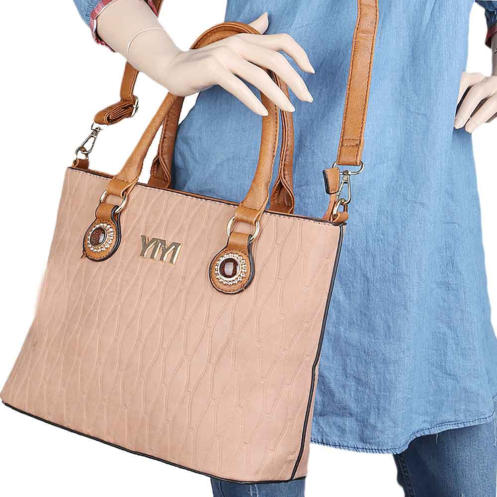 Women's Handbag 2 Pcs (Y-0166-1) - Pink, Women, Bags, Chase Value, Chase Value