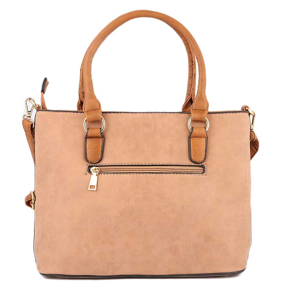 Women's Handbag 2 Pcs (Y-0166-1) - Brown, Women, Bags, Chase Value, Chase Value