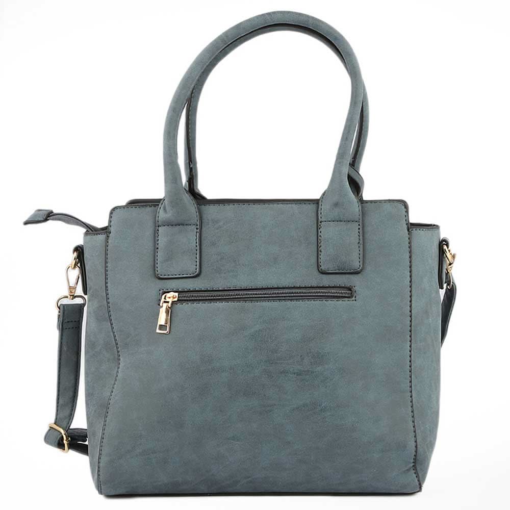 Women's Handbag 2 Pcs (Y-0169) - Blue, Women, Bags, Chase Value, Chase Value