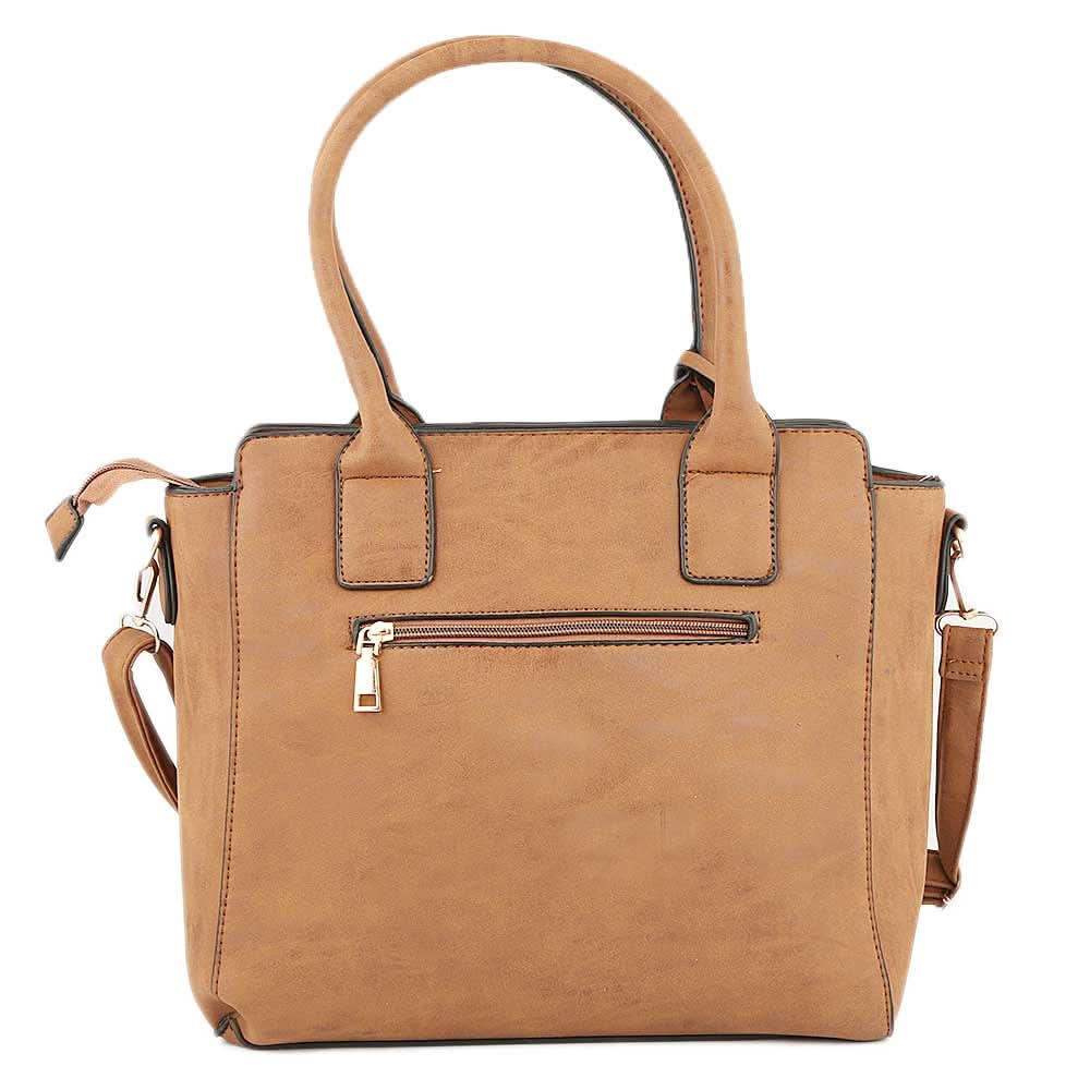 Women's Handbag 2 Pcs (Y-0169) - Brown, Women, Bags, Chase Value, Chase Value