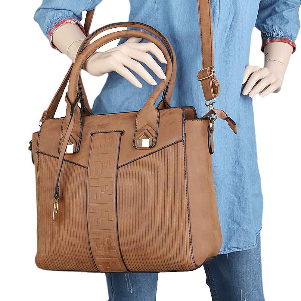 Women's Handbag 2 Pcs (Y-0169) - Brown, Women, Bags, Chase Value, Chase Value