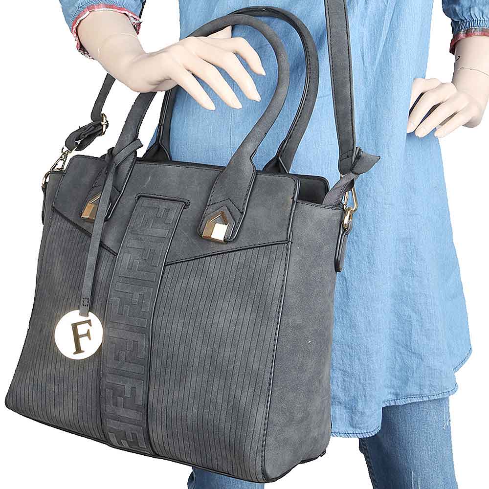 Women's Handbag 2 Pcs (Y-0169) - Black, Women, Bags, Chase Value, Chase Value