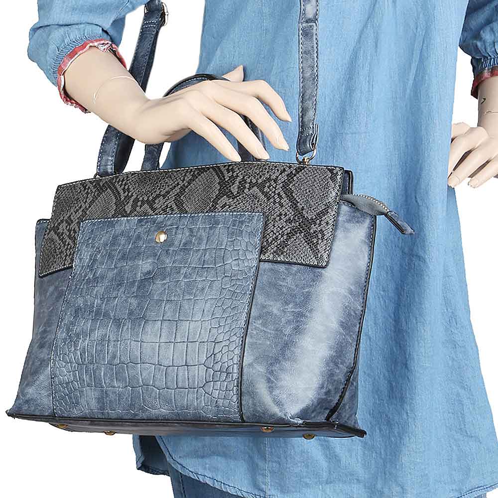 Women's Handbag 2 Pcs (Y-0172) - Sapphire, Women, Bags, Chase Value, Chase Value