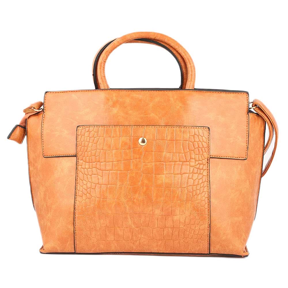 Women's Handbag 2 Pcs (Y-0172) - Orange, Women, Bags, Chase Value, Chase Value