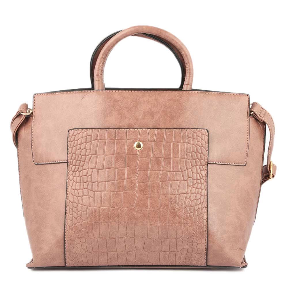 Women's Handbag 2 Pcs (Y-0172) - Champagne, Women, Bags, Chase Value, Chase Value