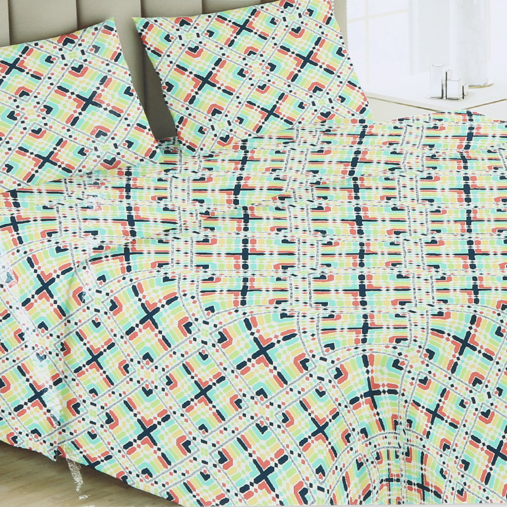 Double Bed Sheet - Y-37, Home & Lifestyle, Double Bed Sheet, Chase Value, Chase Value