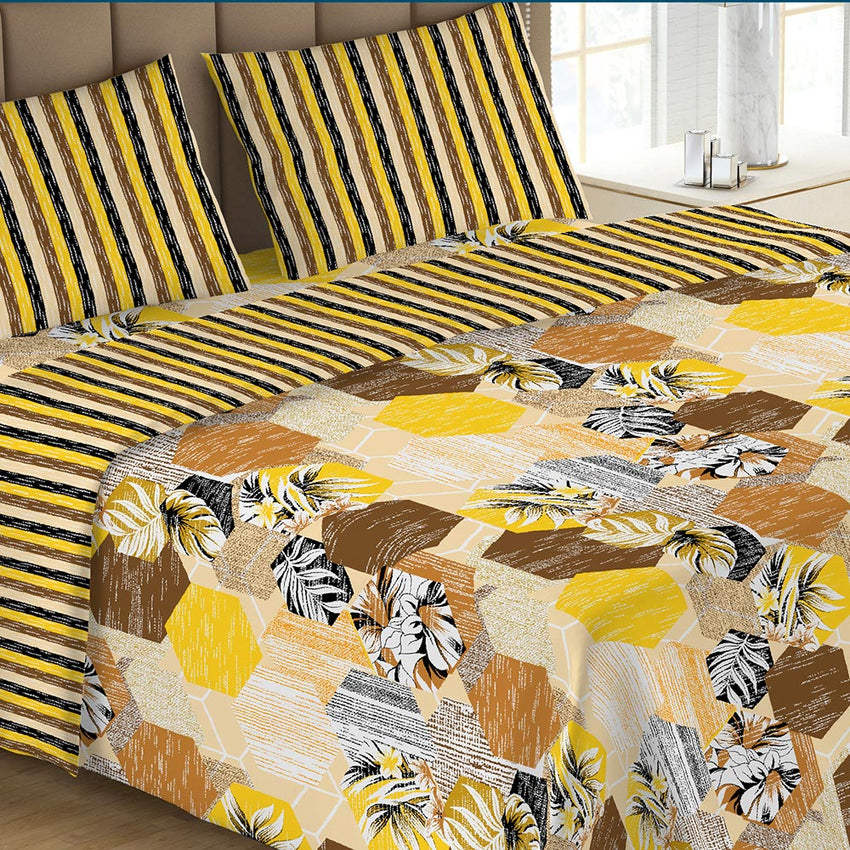 Printed Double Bed Sheet - YD-15, Double Size Bed Sheet, Chase Value, Chase Value