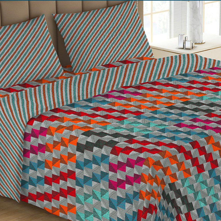 Printed Double Bed Sheet - YD-7, Double Size Bed Sheet, Chase Value, Chase Value