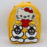 Girls Backpack 7572A - Yellow, Kids, School And Laptop Bags, Chase Value, Chase Value