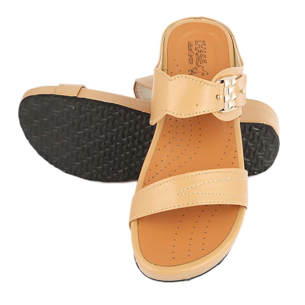 Women's Softy Slipper ( Z2 ) - Fawn, Women, Slippers, Chase Value, Chase Value
