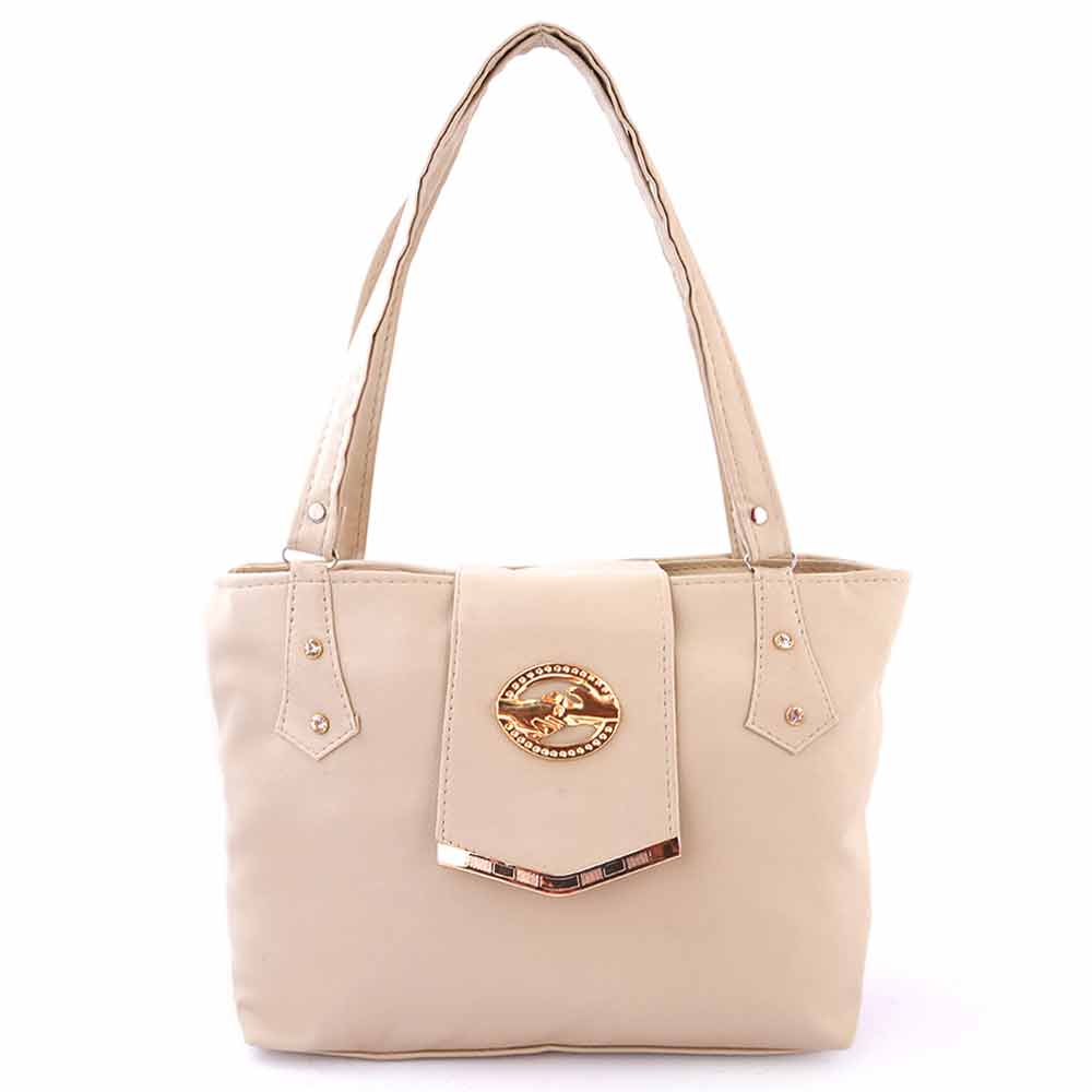 Women's Handbag (ZH-44) - Cream, Women, Bags, Chase Value, Chase Value