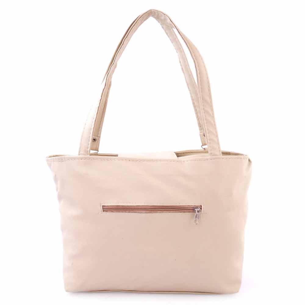 Women's Handbag (ZH-44) - Cream, Women, Bags, Chase Value, Chase Value