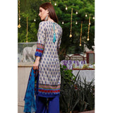 Zobia Noor Embroidered Lawn 3 Piece Un-Stitched Suit - ZN-01A, Women, 3Pcs Shalwar Suit, Salam's Textiles, Chase Value