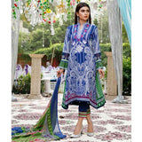 Zobia Noor Embroidered Lawn 3 Piece Un-Stitched Suit - ZN-04A, Women, 3Pcs Shalwar Suit, Salam's Textiles, Chase Value