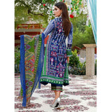 Zobia Noor Embroidered Lawn 3 Piece Un-Stitched Suit - ZN-04A, Women, 3Pcs Shalwar Suit, Salam's Textiles, Chase Value