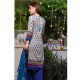 Zobia Noor Embroidered Lawn 3 Piece Un-Stitched Suit - ZN-06B, Women, 3Pcs Shalwar Suit, Salam's Textiles, Chase Value