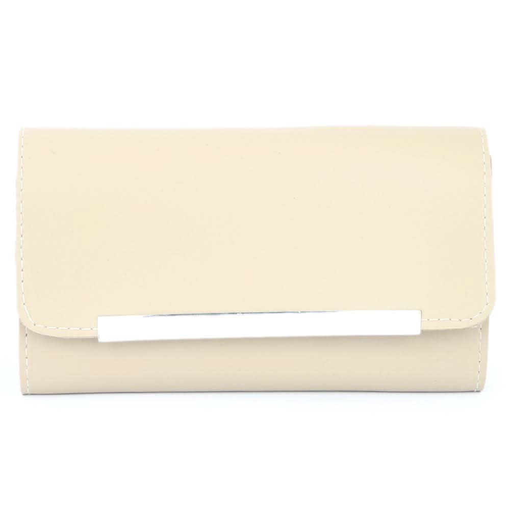 Women's Leather Wallet (ZZ-8) - Beige, Women, Wallets, Chase Value, Chase Value