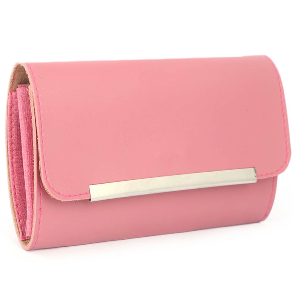 Women's Leather Wallet (ZZ-8) - Pink, Women, Wallets, Chase Value, Chase Value