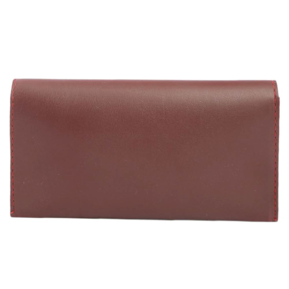 Women's Leather Wallet (ZZ-9) - Maroon, Women, Wallets, Chase Value, Chase Value