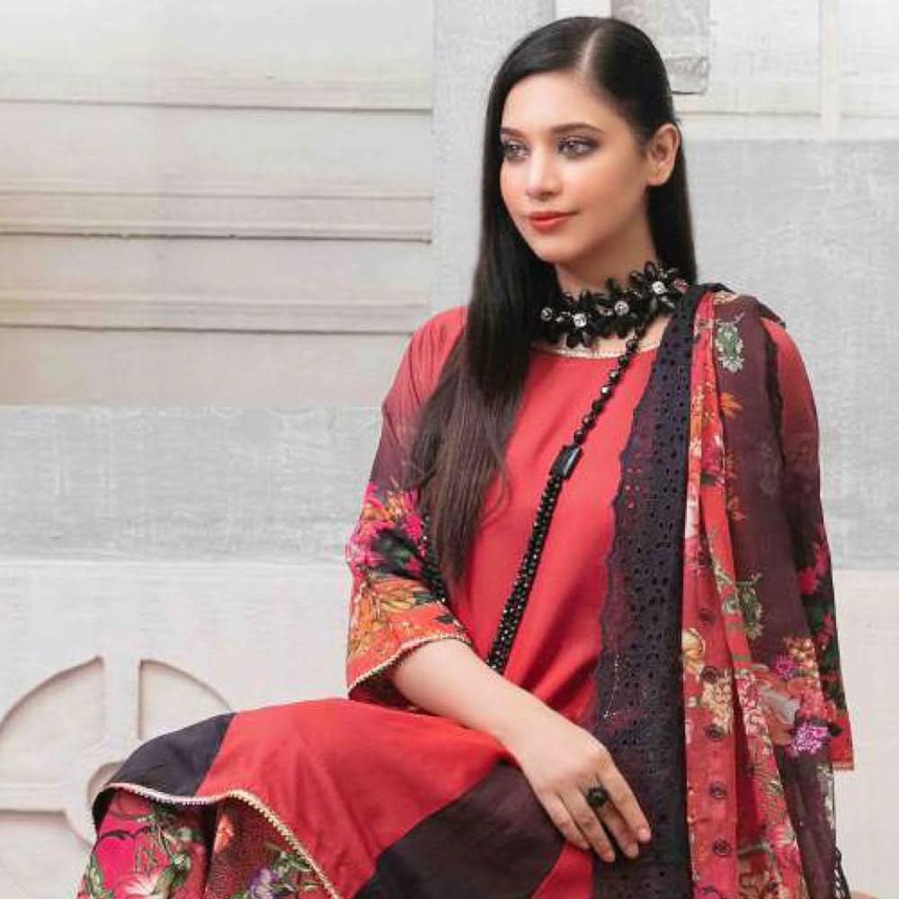 ZAAFIRA Viscose Digital Printed Embroidered 3 Pcs Un-Stitched Suit - 2025, Women, 3Pcs Shalwar Suit, Tawakkal Fabrics, Chase Value