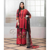 ZAAFIRA Viscose Digital Printed Embroidered 3 Pcs Un-Stitched Suit - 2025, Women, 3Pcs Shalwar Suit, Tawakkal Fabrics, Chase Value