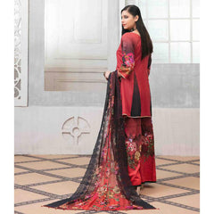 ZAAFIRA Viscose Digital Printed Embroidered 3 Pcs Un-Stitched Suit - 2025, Women, 3Pcs Shalwar Suit, Tawakkal Fabrics, Chase Value