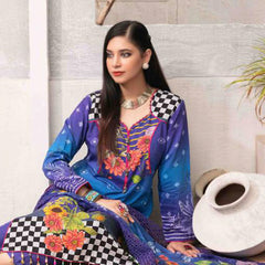 ZAAFIRA Viscose Digital Printed Embroidered 3 Pcs Un-Stitched Suit - 2026, Women, 3Pcs Shalwar Suit, Tawakkal Fabrics, Chase Value