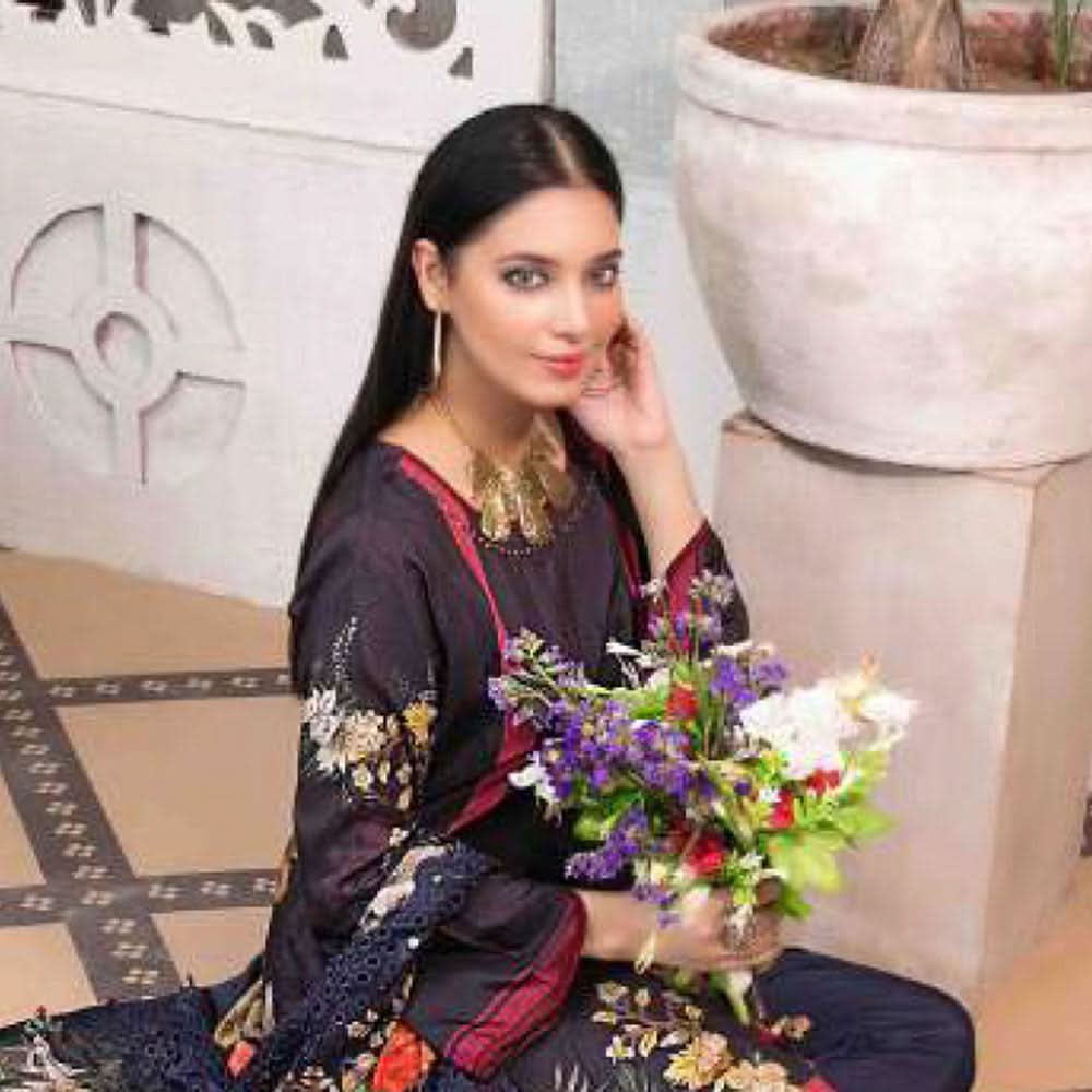 ZAAFIRA Viscose Digital Printed Embroidered 3 Pcs Un-Stitched Suit - 2030, Women, 3Pcs Shalwar Suit, Tawakkal Fabrics, Chase Value