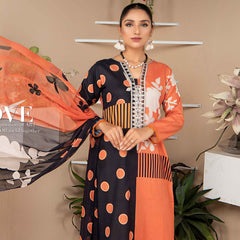 Bin Hameed Zammurd Embroidered Lawn Unstitched 3 Pcs Suit - 07, Women, 3Pcs Shalwar Suit, Rana Art, Chase Value