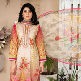 Bin Hameed Zammurd Embroidered Lawn Unstitched 3 Pcs Suit - 03, Women, 3Pcs Shalwar Suit, Rana Art, Chase Value