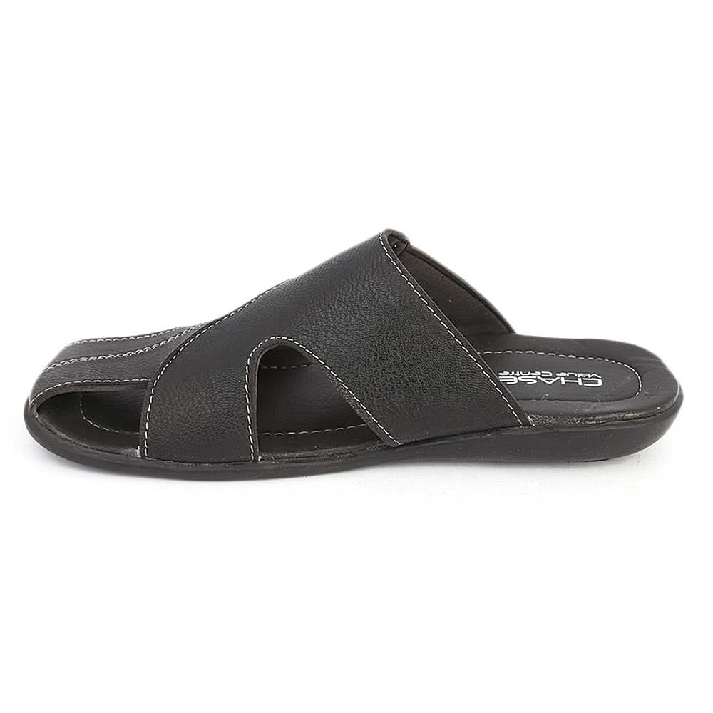 Men's Casual Slippers (A-101) - Black, Men, Slippers, Chase Value, Chase Value