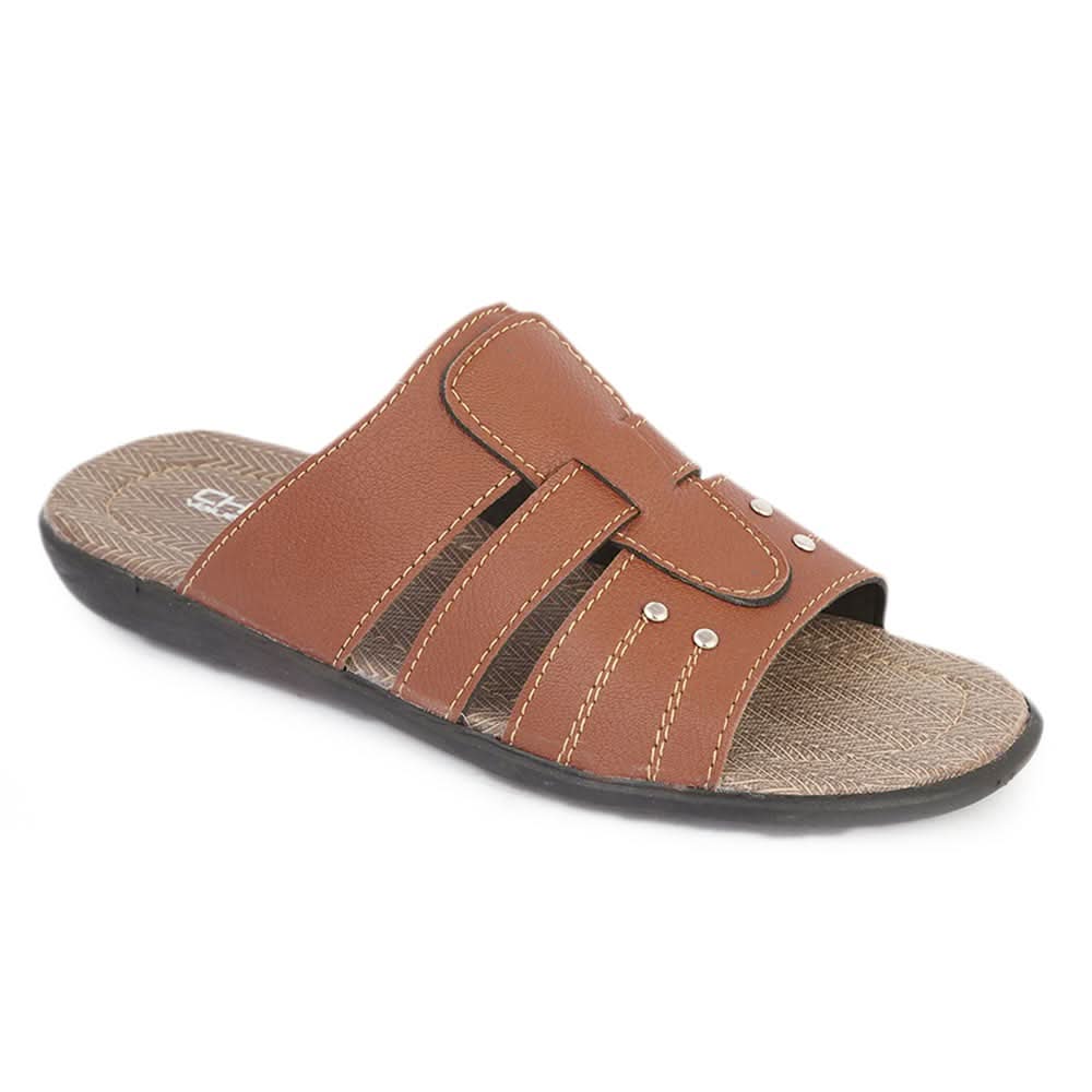 Men's Casual Slippers (A-102) - Brown, Men, Slippers, Chase Value, Chase Value