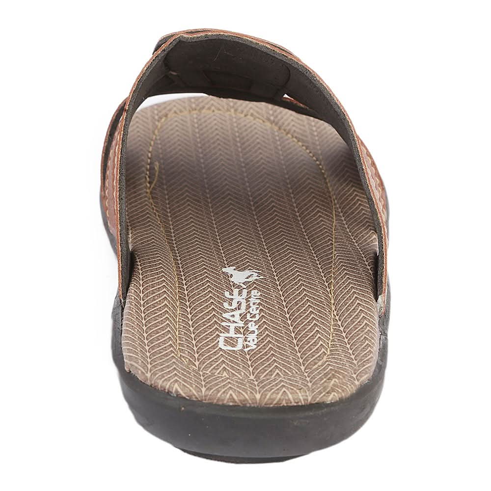 Men's Casual Slippers (A-102) - Brown, Men, Slippers, Chase Value, Chase Value