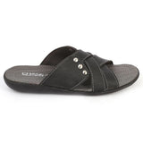 Men's Casual Slippers (A-103) - Black, Men, Slippers, Chase Value, Chase Value