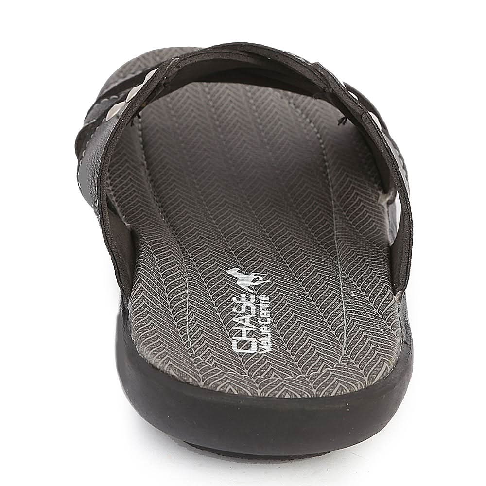 Men's Casual Slippers (A-103) - Black, Men, Slippers, Chase Value, Chase Value