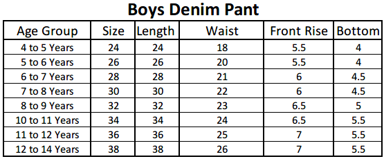 Boys Denim Pant - Dark Blue, Kids, Boys Pants, Chase Value, Chase Value