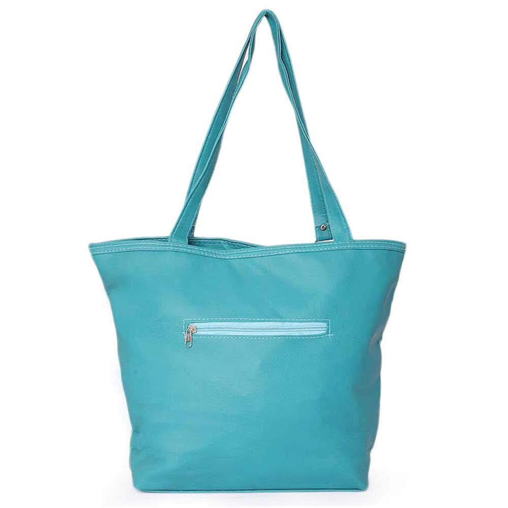 Women's Handbag (ZH-14) - Cyan, Women, Bags, Chase Value, Chase Value