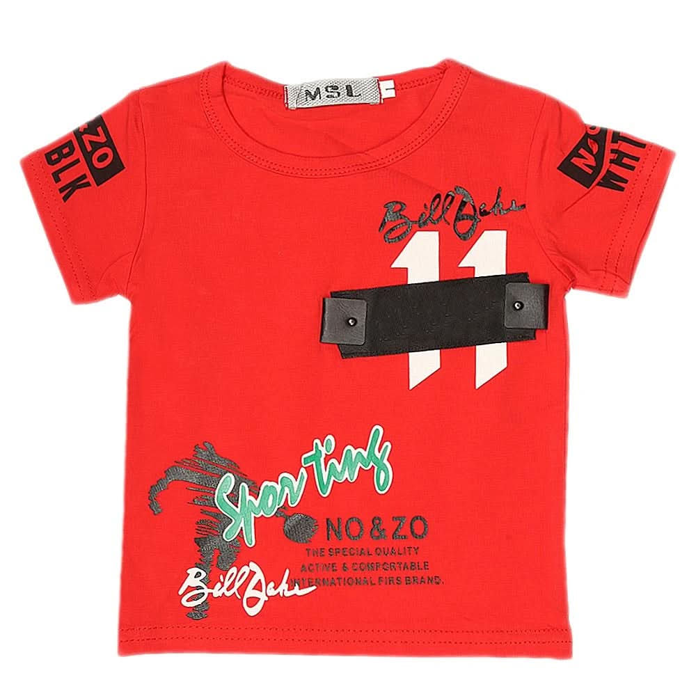 Newborn Boys T-Shirt - Red, Kids, NB Boys Shirts And T-Shirts, Chase Value, Chase Value