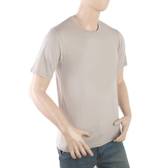 Men's Half Sleeves Printed T-Shirt - Beige, Men, T-Shirts And Polos, Chase Value, Chase Value