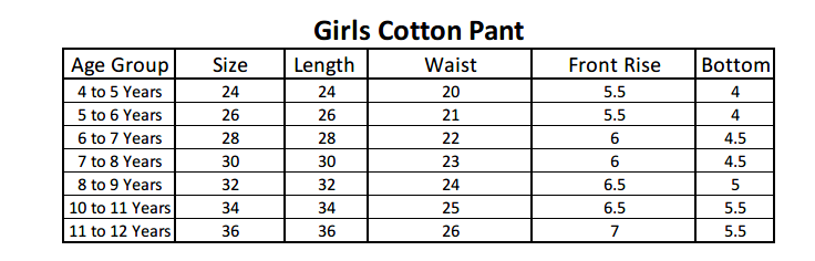 Girls Cotton Printed Pant - Multi, Kids, Girls Pants And Capri, Chase Value, Chase Value