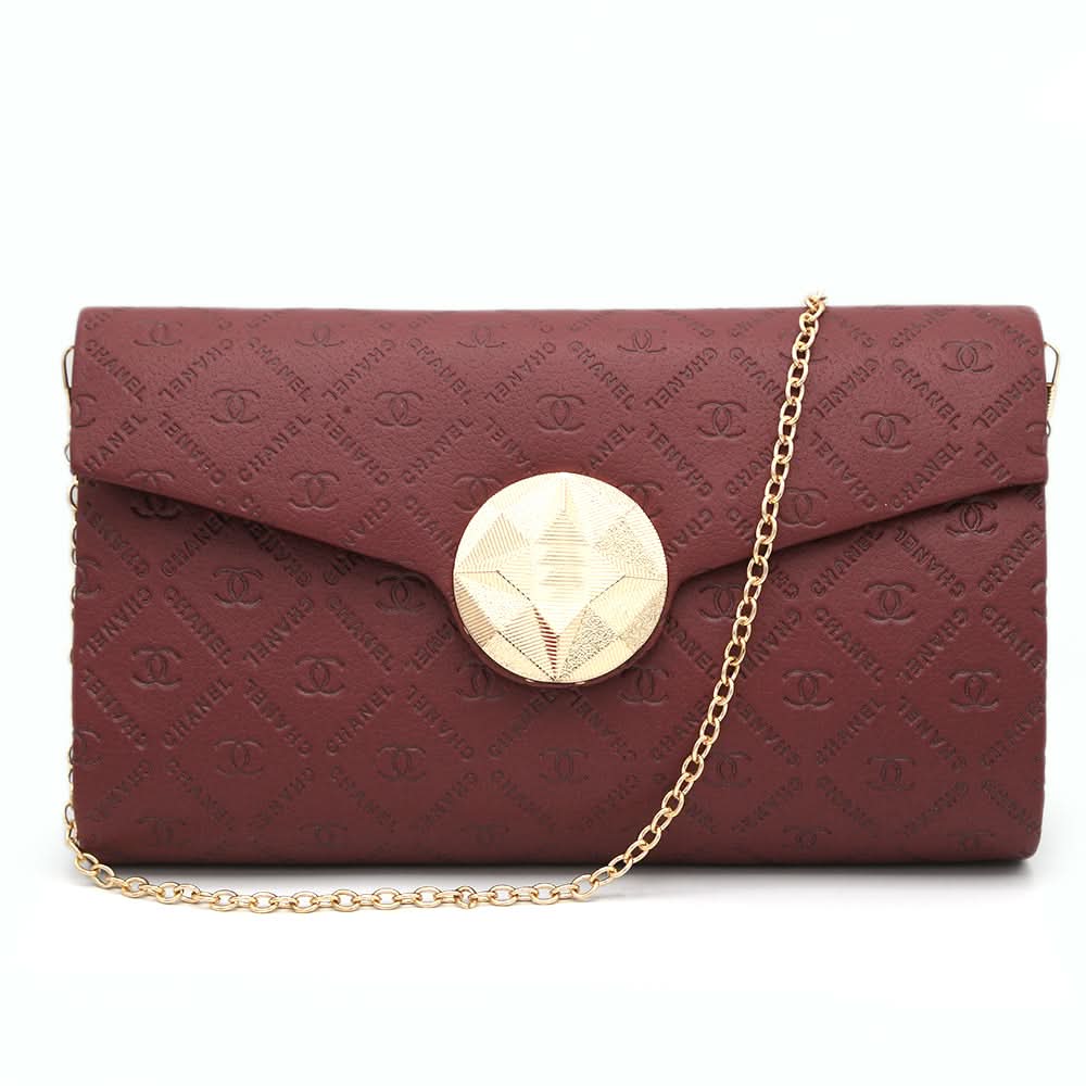 Women's Shoulder Bag - 6971 - Maroon, Women, Bags, Chase Value, Chase Value