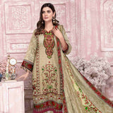 Sahir Classic Printed Lawn 3 Pcs Unstitched Suit - 8-C, Women, 3Pcs Shalwar Suit, Chase Value, Chase Value