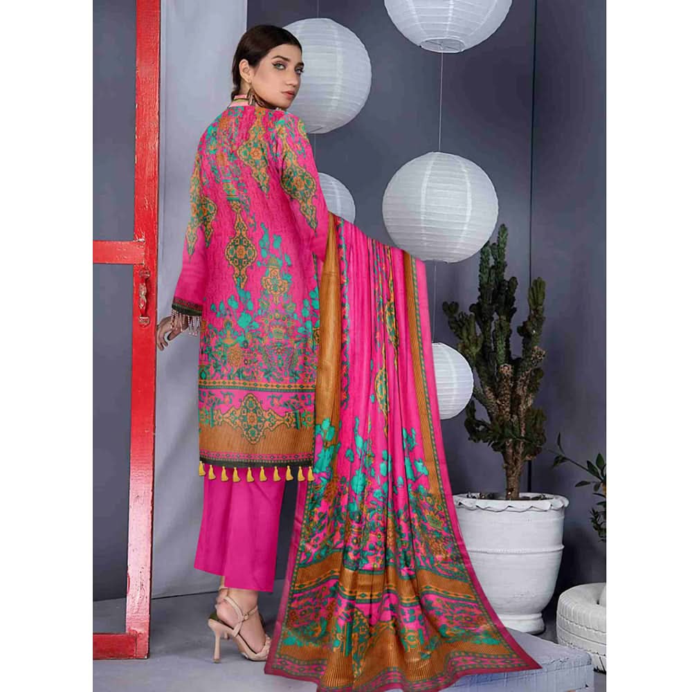 Sahir Classic Printed Lawn 3 Pcs Unstitched Suit - 9-C, Women, 3Pcs Shalwar Suit, Chase Value, Chase Value