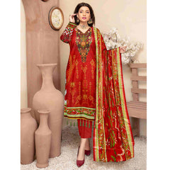 Sahir Classic Printed Lawn 3 Pcs Unstitched Suit - 10-A, Women, 3Pcs Shalwar Suit, Chase Value, Chase Value